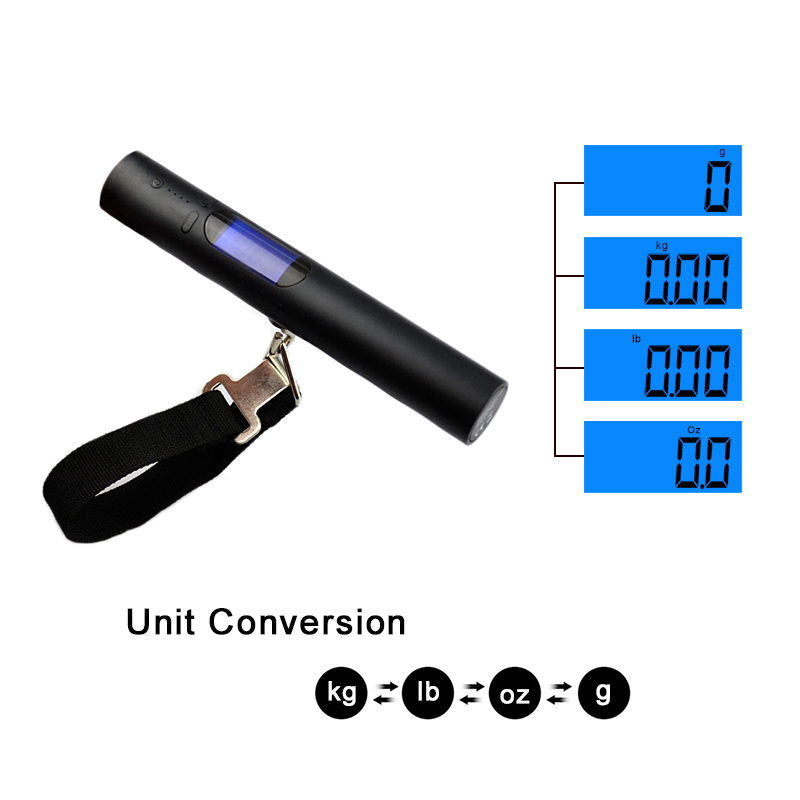 Rechargeable Luggage Scale Travel Digital With 3000mah Power Bank