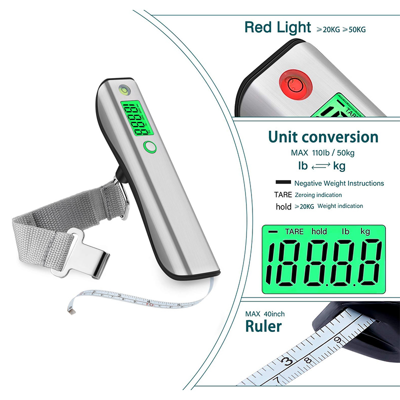 Stainless Steel Digital Luggage Scale